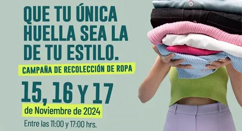 Campaña de recolección de prendas de vestir comunicado de prensa